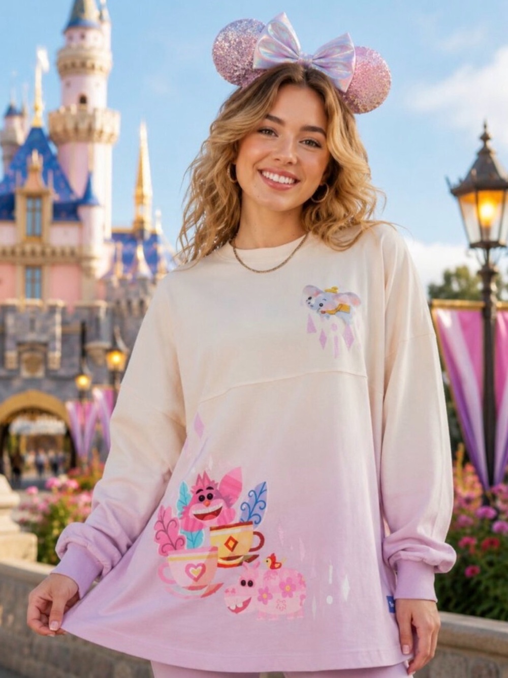 Walt Disney World Joey Chou Fantasyland Spirit Jersey Adult Medium Ombré